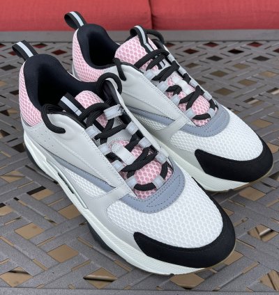 Dior B22 Grey Pink Sneakers Size 10