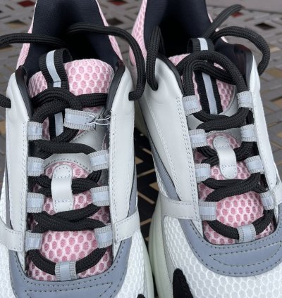 Dior B22 Grey Pink Sneakers Size 10