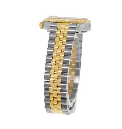 Rolex Datejust 31 31mm 18k Yellow Gold Steel Mop Diamond Dial Diamond 278383rbr