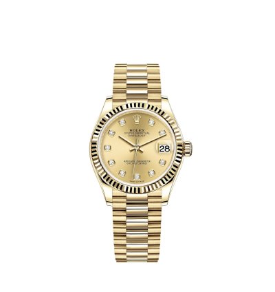 Rolex Datejust 31 31mm Gold Diamond Dial