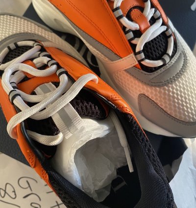 Dior B22 Orange White And Black