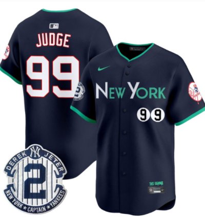 Aaron Judge Jersey 99 New York Yankees City Connect Vapor Premier Limited Stitched Navy