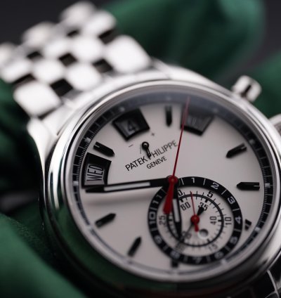 Patek Philippe Annual Calendar Chronograph Ss White Dial 5960