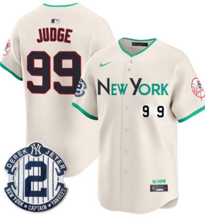 Aaron Judge Jersey 99 New York Yankees City Connect Vapor Premier Limited Stitched Cream