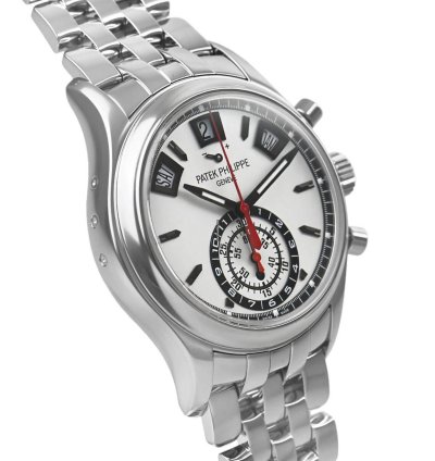 Patek Philippe Annual Calendar Chronograph Steel Annual Calendar Chronograph Power Day Night Silver 40 5mm Box Papers 5960 1a-001