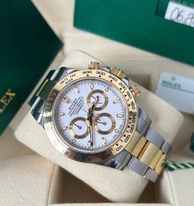 Rolex Daytona 116503 White Dial Two Tone Yellow Gold - Unworn 2020