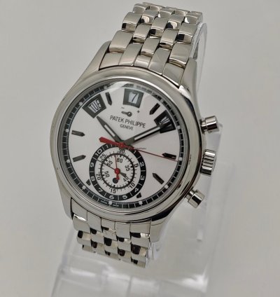 Patek Philippe Annual Calendar Chronograph Steel Watch Ps