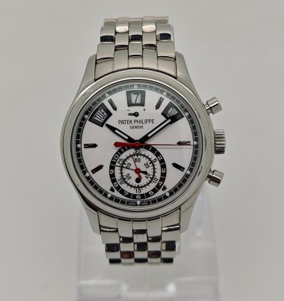 Patek Philippe Annual Calendar Chronograph Steel Watch Ps