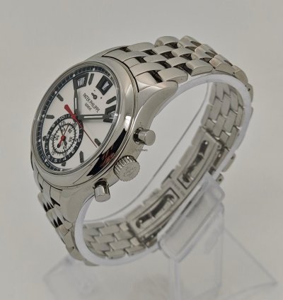 Patek Philippe Annual Calendar Chronograph Steel Watch Ps