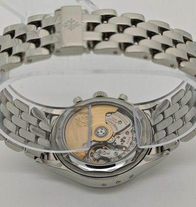 Patek Philippe Annual Calendar Chronograph Steel Watch Ps