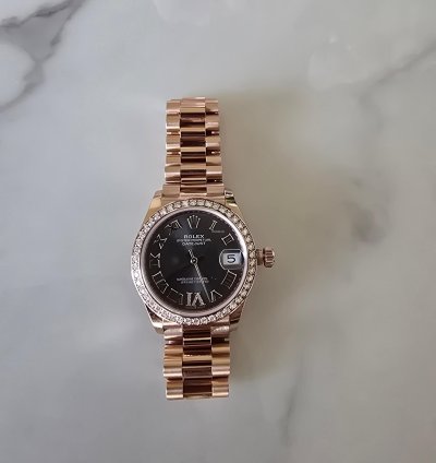 Rolex Datejust 31 Brand New With Rolex Diamonds With Full Box And Accessorie