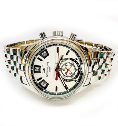 Patek Philippe Annual Calendar Chronograph White Dial 5960 1a-001