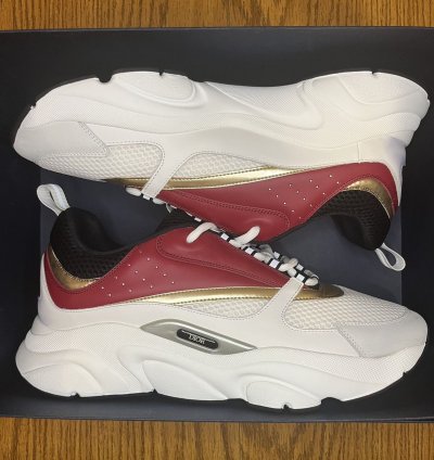 Dior B22 Sneaker white Burgundy