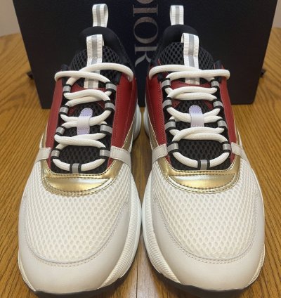 Dior B22 Sneaker white Burgundy