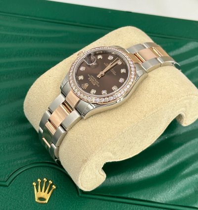 Rolex Datejust 31 Choc Diamonds Oys