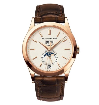 Patek Philippe Annual Calendar Complicated 18k Rose Gold Mens Watch