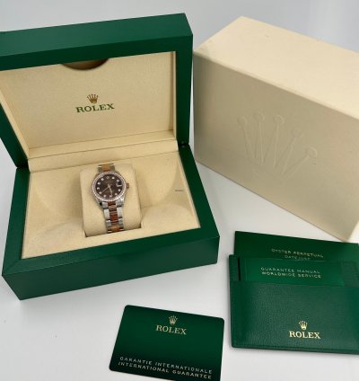 Rolex Datejust 31 Choc Oys