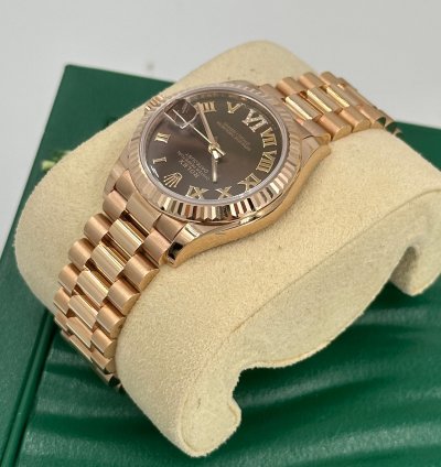 Rolex Datejust 31 Choc Roman Diamonds Viix