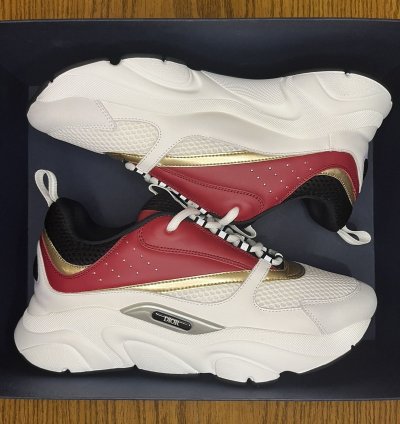 Dior B22 Sneaker Burgundy Gold