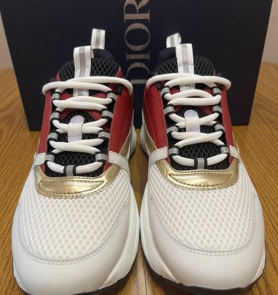 Dior B22 Sneaker Burgundy Gold