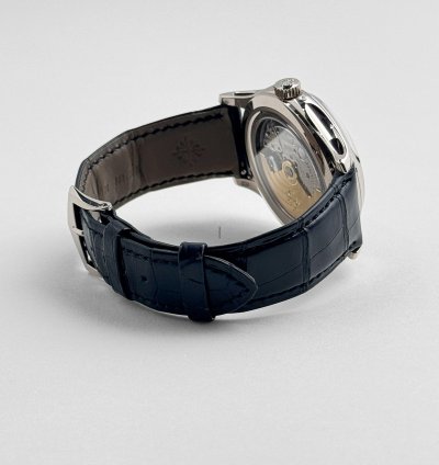 Patek Philippe Annual Calendar Complications 5205g-013 Annual Calendar White Gold Blue Dial 2020