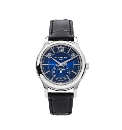 Patek Philippe Annual Calendar Complications 5205g-013 Annual Calendar White Gold Blue Dial 2021