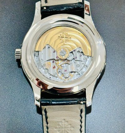 Patek Philippe Annual Calendar Complications 5205g-013 Blue 18k White Gold Men Watch Box Paper Mint