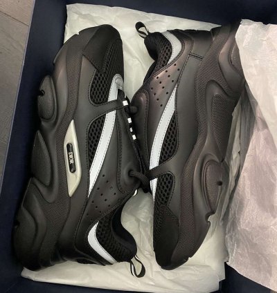 Dior B22 Sneakers Black Silver