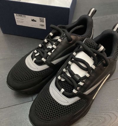 Dior B22 Sneakers Black Silver