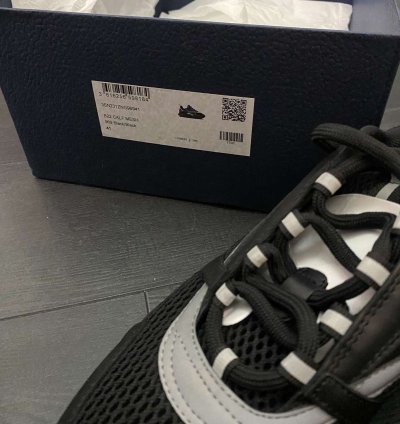 Dior B22 Sneakers Black Silver