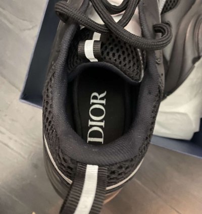 Dior B22 Sneakers Black Silver