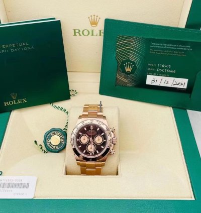 Rolex Daytona 116505 Black Dial 2021