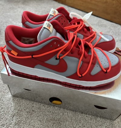 Nike Dunk Low Off-white University Red