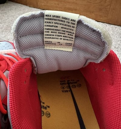 Nike Dunk Low Off-white University Red