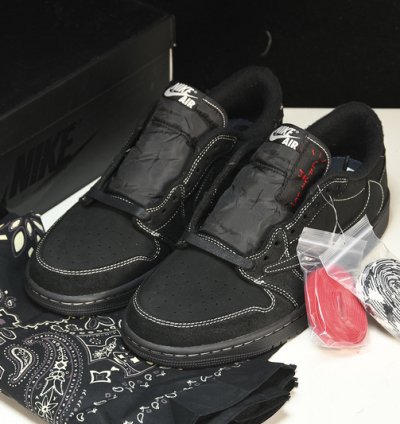 Travis Scott X Air Jordan 1 Low Og Sp black Panthom