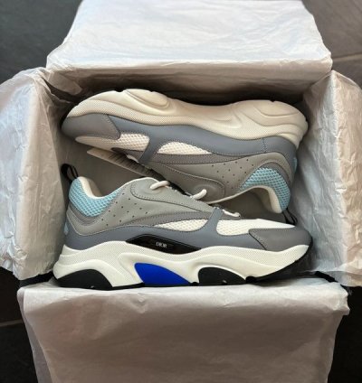 Dior B22 Sneakers Grey Blue