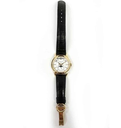 Patek Philippe Annual Calendar Complications Annual Calendar 40mm 5205r-001 Rose Gold With Brown Leather Watch White Dial 2020