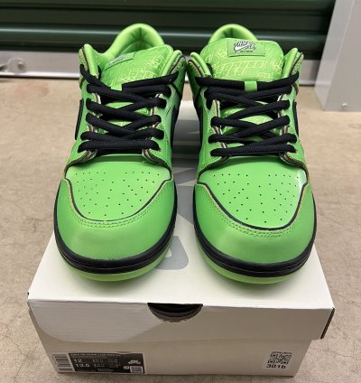Nike Dunk Low Sb Pro The Powerpuff Girls Buttercup Size 11