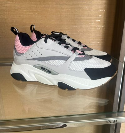 Dior B22 Sneakers In Pale Grey Pink