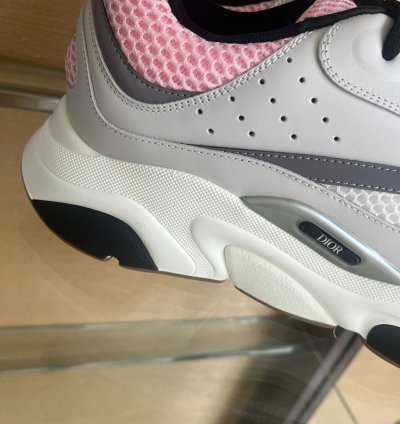 Dior B22 Sneakers In Pale Grey Pink