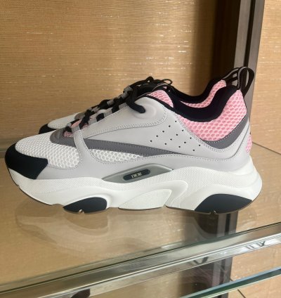 Dior B22 Sneakers In Pale Grey Pink
