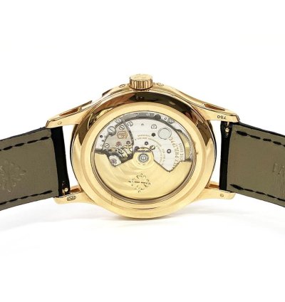 Patek Philippe Annual Calendar Complications Annual Calendar 40mm 5205r-010 Rose Gold With Black Leather Watch Black Dial 2017