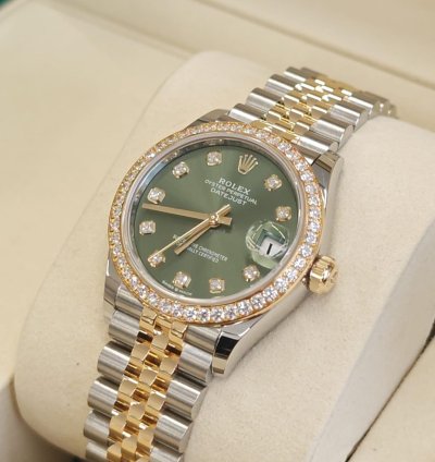 Rolex Datejust 31 Green Jub