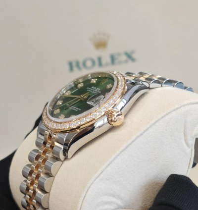 Rolex Datejust 31 Green Jub