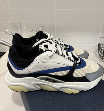 Dior B22 Sneakers White Black Blue
