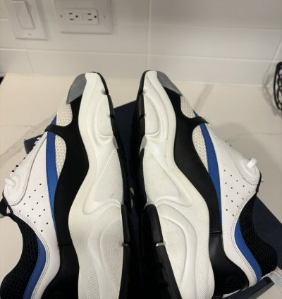 Dior B22 Sneakers White Black Blue