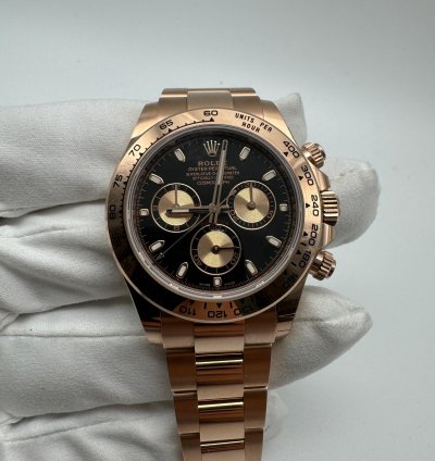 Rolex Daytona 116505 Everose Gold Black Dial New 2022