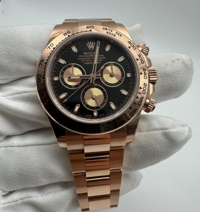 Rolex Daytona 116505 Everose Gold Black Dial New 2022