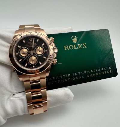 Rolex Daytona 116505 Everose Gold Black Dial New 2022