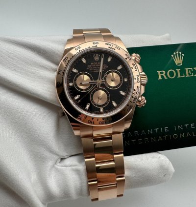 Rolex Daytona 116505 Everose Gold Black Dial New 2022
